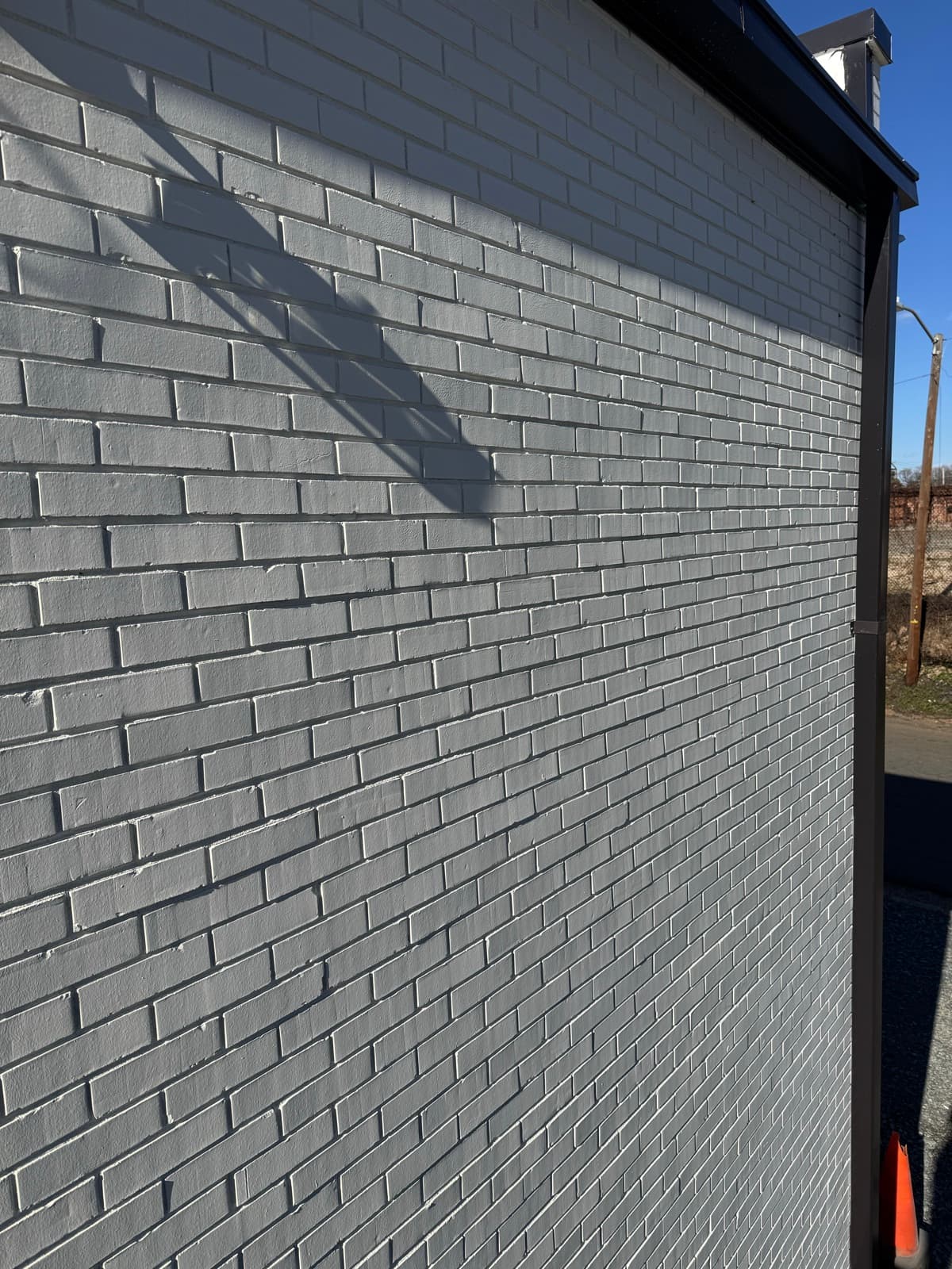Painted Brick Detail